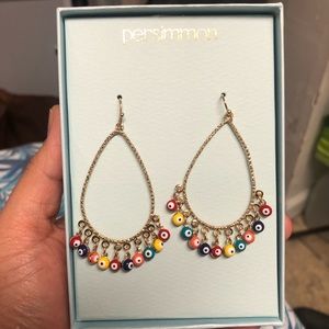 Evil Eye Dangling Earrings
